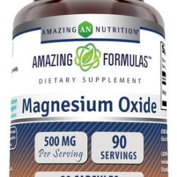 Fórmulas Incríveis Suplemento De Óxido De Magnésio 500mg 90