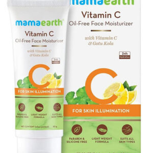 Hidratante Facial Sem Óleo Com Vitamina C Mamaearth Ilumin