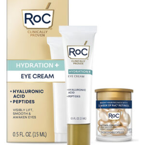 Creme Antienvelhecimento Para Os Olhos Roc Com Ácido Hialurô