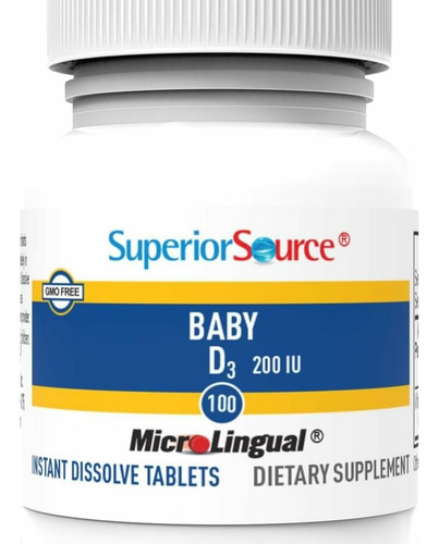 Suplemento De Vitamina D3 De Fonte Superior Para Bebês - Imagem 3