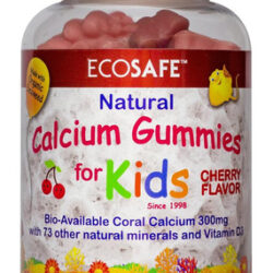 Gomas Infantis De Vitamina D3 De Cálcio Coral Sabor Natural