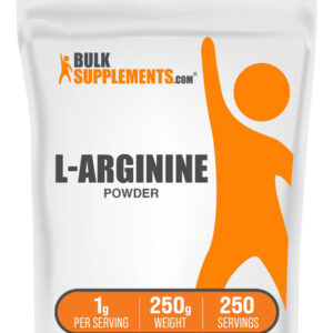 Suplemento Bulksupplements.com L-arginina Em Pó 250g