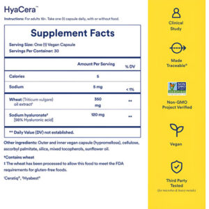 Suplemento Ritual Hyacera Para Suporte De Pele E Rugas Makeu