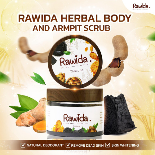 Esfoliante De Desintoxicação De Axilas Rawida Com Carvão - Imagem 2