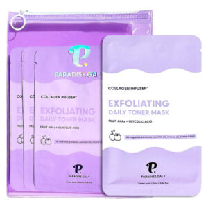 Máscaras Faciais De Colágeno Esfoliante Paradisegal 20 Ml X