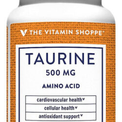 The Vitamin Shoppe Taurina 500mg: Aminoácido Antioxidante