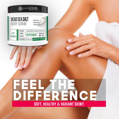 Esfoliante Corporal Purescrubs Premium Sea Salt Peppermint - Imagem 5