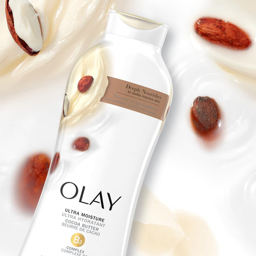 Sabonete Líquido Olay Ultra Moisture Com Manteiga De Cacau 4 - Imagem 3