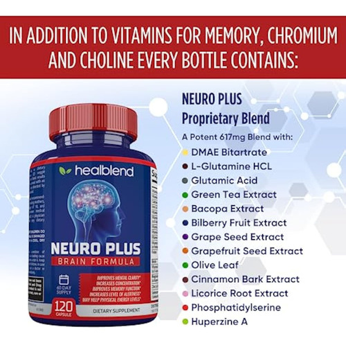 Fórmula Neuro Plus Brain & Focus - Cérebro Nootrópico - Imagem 11