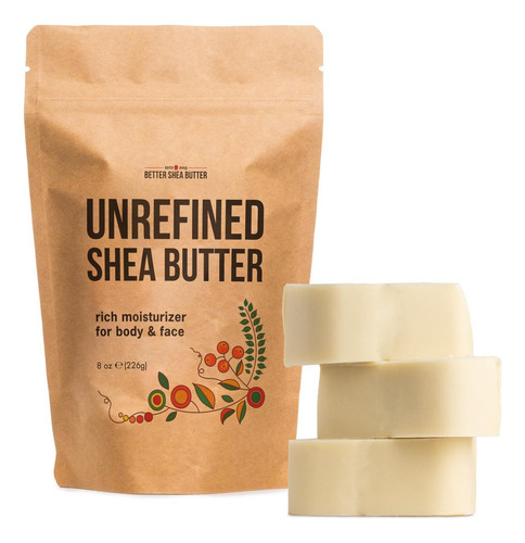 Better Shea Butter 100% Pura Manteiga De Karité - 8 Oz