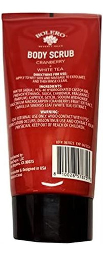 Bolero Esfoliante Corporal Cranberry & Chá Branco 5fl Oz 14 - Imagem 4