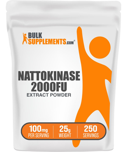 Suplemento De Natoquinase Bulksupplements.com 25 G (0,88 Onç - Imagem 6