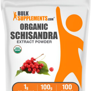 Extrato De Schisandra Em Pó Orgânico Bulksupplements