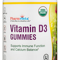 Gomas De Vitamina D3 Da Pharmvista Sem Gelatina (60