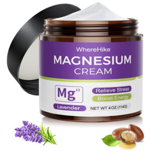 Creme De Magnésio Wherehike Natural Para Alívio Da Dor Do So