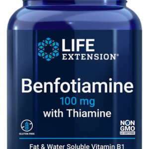 Life Extension Benfotiamina E Tiamina 100 Mg 120 Cápsulas