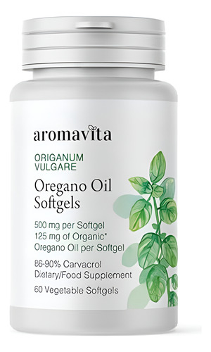 Cápsulas De Óleo De Orégano Orgânico Aromavita Aromavita