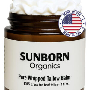 Bálsamo Sunborn Organics Sebo Batido Puro Sem Perfume 100