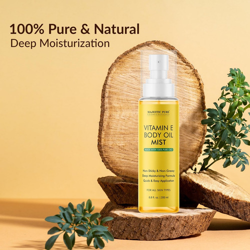 Majestic Pure Óleo Corporal De Vitamina E Pura - Imagem 4