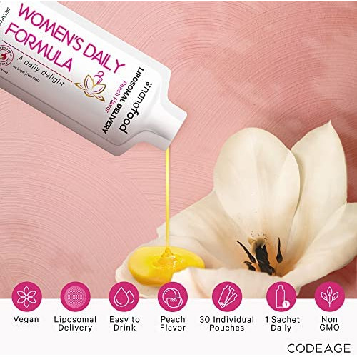Fórmula De Bolsa Líquida De Vitaminas Diárias Para Mulheres - Imagem 3
