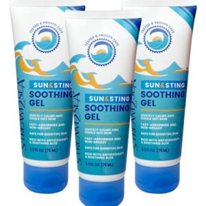 Aloe Vera Gel Stream 2 Pacote Calmante Sea Sun & Sting Com