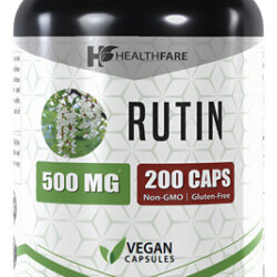 Suplemento Healthfare Rutin 500 Mg 200 Cápsulas Bioflavonóid