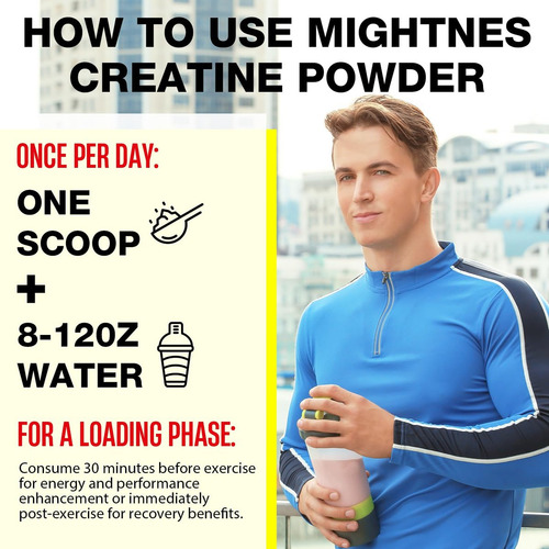 Creatina Hmb Micronizada Mightnes Para Crescimento Muscular - Imagem 6