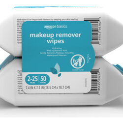 Toalhetes Removedores De Maquiagem Amazon Basics Hydrating 5
