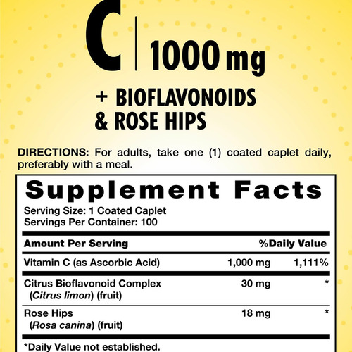 Sundance Vitamina C 1000mg Com Bioflavonoides - Imagem 3