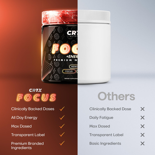 Suplemento Nootrópico Crtx Nutrition Focus 90 Cápsulas - Imagem 4