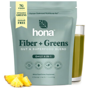Suplemento Hona Fiber + Greens Gut & Superfood 30 Porções
