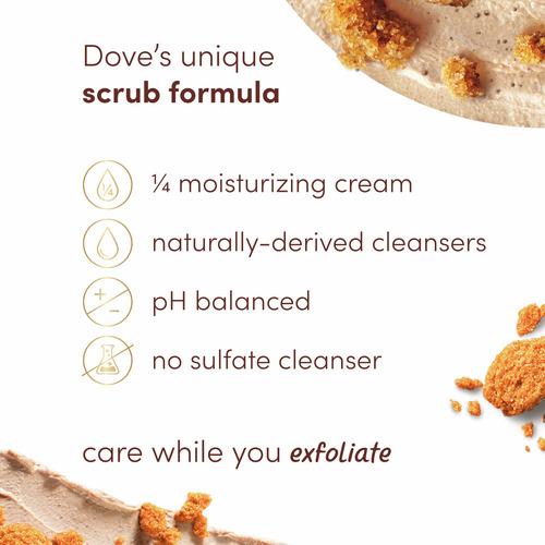 Esfoliante Corporal Dove Scrub Açúcar Mascavo E Manteiga De - Imagem 4