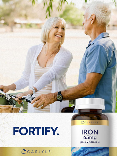 Suplemento De Ferro Carlyle 65 Mg Com Vitamina C | 180 | 300 - Imagem 6