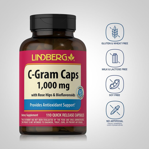 Piping Rock Vitamina C | 1000mg | 110 Cápsulas | Com Bioflav - Imagem 10