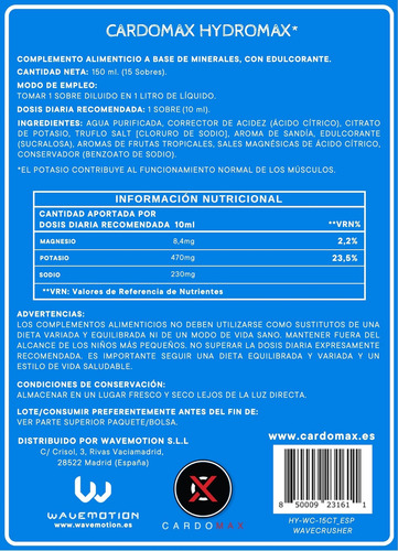 Mistura De Bebidas Com Eletrólitos Hydromax Sabor 15 Pacotes - Imagem 9