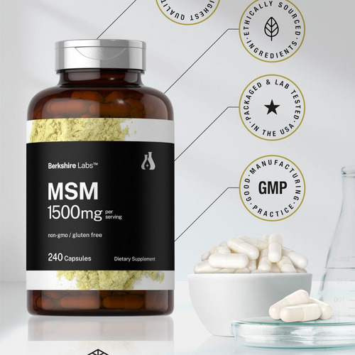 Cápsulas Horbäach Msm Horbäach 1500mg | 240 Unidades - Imagem 4