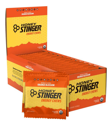 Honey Stinger Mastigável Orgânico Laranja 1,8 Oz