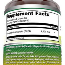 Suplemento De Glucosamina Amazing Nutrition 1500 Mg - 120