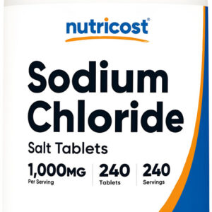 Nutricost Cloreto De Sódio 1000mg 240 Comprimidos