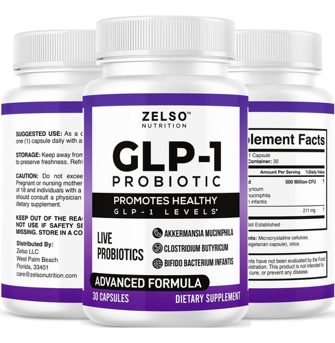 Probiótico Zelso Glp-1 Com Akkermansia Muciniphila 500mg Cfu - Imagem 8