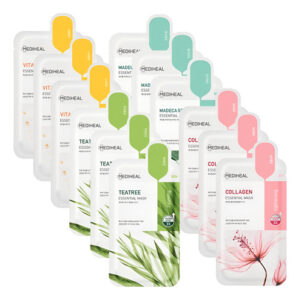 Máscara De Lençol Mediheal Essential Hero Pacote Com 12 Uni