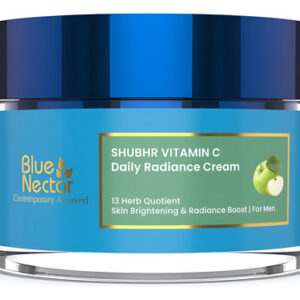 Creme Facial Vegano De Vitamina C Blue Nectar Para Homens Ma