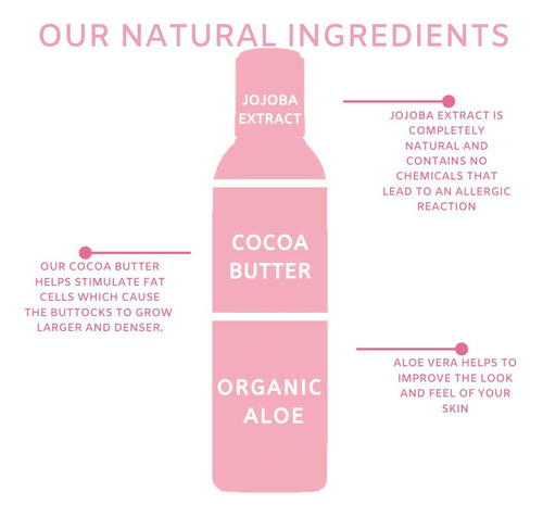 Creme De Lifting De Bunda Bootymaxx Natural Anticelulite 120 - Imagem 6