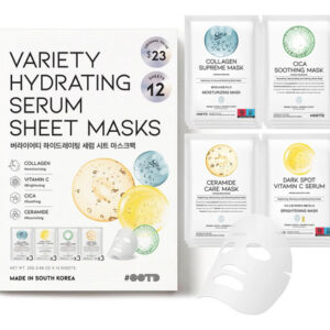 #ootd Máscara Facial Coreana Para Pele Seca E Sensível (12 S