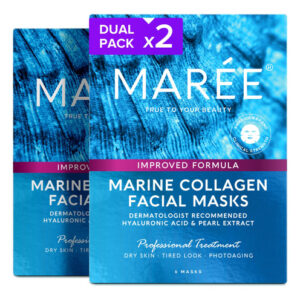 Máscara Facial Maree Collagen Com Ácido Hialurônico Pacote