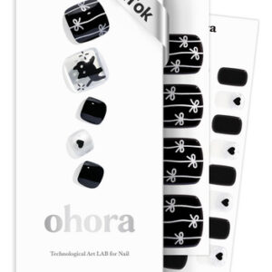 Gel Pedi Strips Gohora Semi Curred P Jumping Cat Black