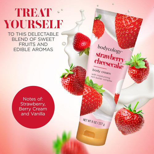 Creme Corporal Bodycology Manteiga De Karité Cheesecake De M - Imagem 2