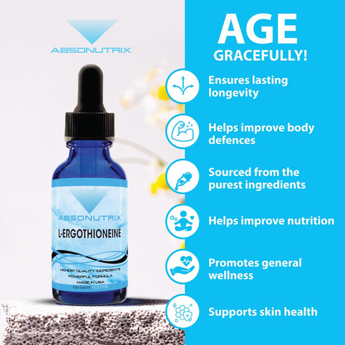 Suplemento De Líquido De Absonutrix L-erergotioneina 590 Mg, - Imagem 3
