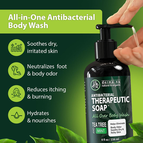 Sabonete Corporal Derma-nu Terapêutico Antibacteriano 473ml - Imagem 3