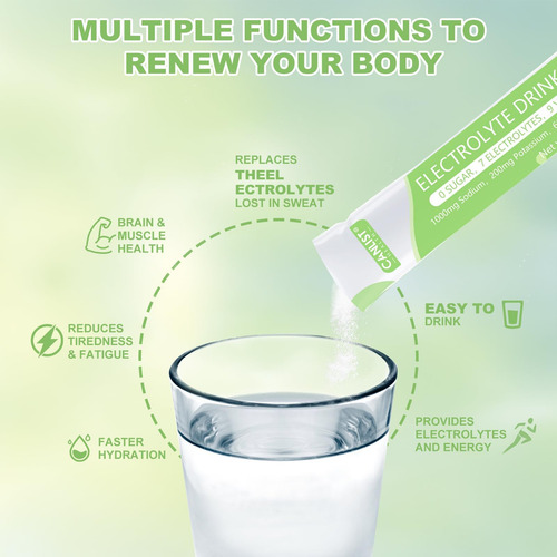 Canlist Electrolyte Powder Mistura De Bebida De Hidratação E - Imagem 4